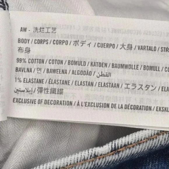 Abercrombie & Fitch The Ankle  Straight Ultra High Rise Size 24 - Picture 10 of 13